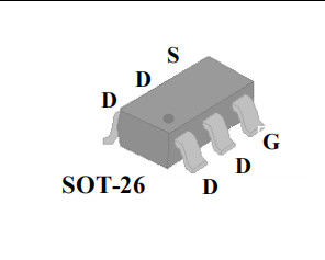 AP2602GY-HF FR4 बोर्ड 2W 30A SOT-26 IC वोल्ट रेगुलेटर